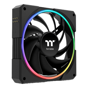 TS120 EX RGB 3 x 120mm, w/ Controller, RGB LEDs, 2000 RPM, 56.01 CFM, 27.3 dBA, Cooling Fans
