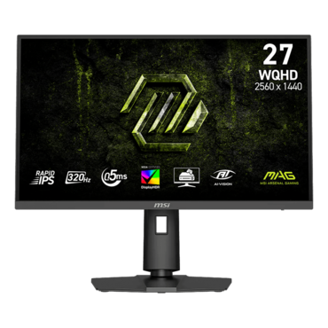 MAG 274QPF X32, DisplayHDR™ 400, 27" Rapid IPS, 2560 x 1440 (QHD), 0.5 ms, 320Hz, FreeSync™ Premium Pro/G-SYNC® Compatible Gaming Monitor