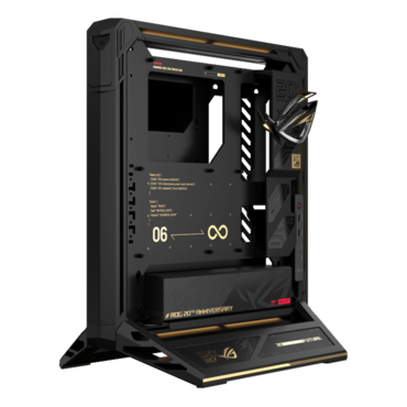 ROG GR20 Edition 20, No PSU, E-ATX, Black, Open-Frame Mid Tower Case