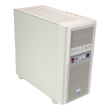 FLP03, No PSU, microATX, White, Mid Tower Case