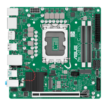 Pro Q870I-C-CSM, Intel® Q870 Chipset, LGA1851, Mini-ITX Motherboard