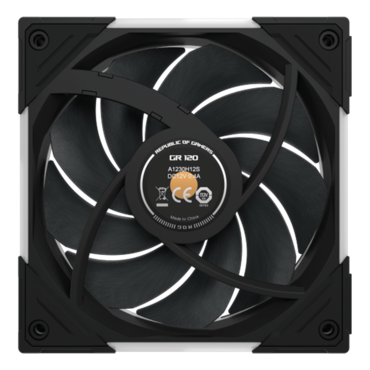 ROG Eurux GR120 ARGB 120mm, ARGB LEDs, 2200 RPM, 70 CFM, 32 dBA, Cooling Fan