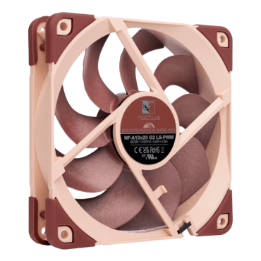 NF-A12x25 G2 LS-PWM 120mm, 1100 RPM, 66.3 CFM, 11.8 dBA, Cooling Fan