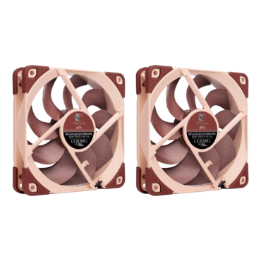 NF-A12x25 G2 PWM Sx2-PP 2 x 120mm, 1800 RPM, 107.3 CFM, 22.5 dBA, Cooling Fans