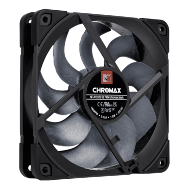 NF-A12x25 G2 PWM chromax.black 120mm, 1800 RPM, 107.3 CFM, 22.5 dBA, Cooling Fan