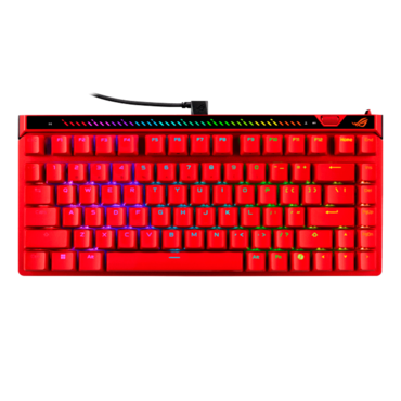 ROG Falchion Ace 75 HE, Per Key RGB, ROG HFX V2X Magnetic, Wired, Red, Mechanical Gaming Keyboard