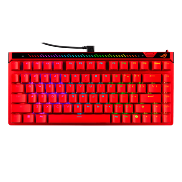 ROG Falchion Ace 75 HE, Per Key RGB, ROG HFX V2 Magnetic, Wired, Red, Mechanical Gaming Keyboard