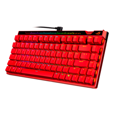 ROG Falchion Ace 75 HE, Per Key RGB, ROG HFX V2 Magnetic, Wired, Red, Mechanical Gaming Keyboard