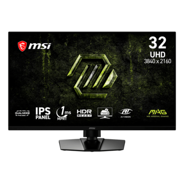 MAG 321UPD E14, 31.5" IPS, 3840 x 2160 (4K UHD), 1 ms, Dual Mode 144Hz/288Hz, FreeSync™ Premium Gaming Monitor