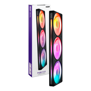 F420 RGB 3 x 140mm, ARGB LEDs, 2000 RPM, 91.83 CFM, 34.03 dBA, Cooling Fans