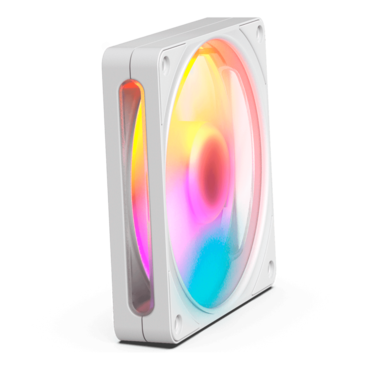 F120 RGB 120mm, White, ARGB LEDs, 2400 RPM, 70.67 CFM, 33.05 dBA, Cooling Fan