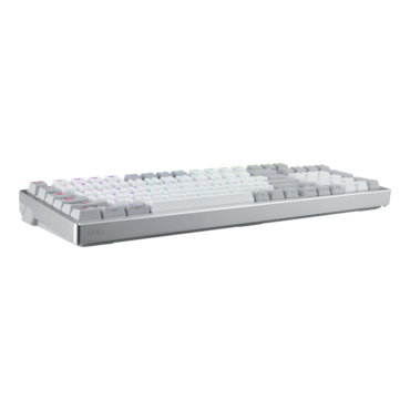 ROG Azoth 96 HE, Per Key RGB, ROG HFX V2 Magnetic, Wireless/Wired/Bluetooth, White, Mechanical Gaming Keyboard