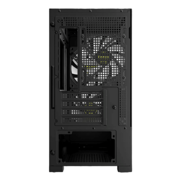 AURA GC15M ARGB, Tempered Glass, No PSU, microATX, Black, Mid Tower Case