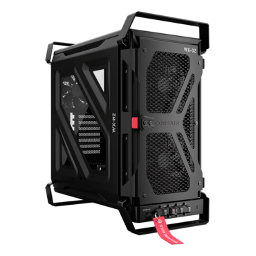 WARTHOG RS Airflow, Tempered Glass, No PSU, E-ATX, Black, Mid Tower Case