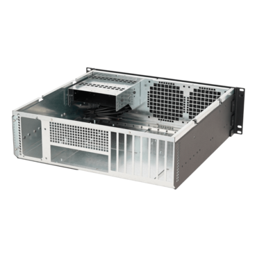 CX3170iXL-R, 17" 3U Rackmount Chassis, SFX-L PSU Support, 240mm AIO Support, 1x 5.25", 2x 2.5", Carminer Red
