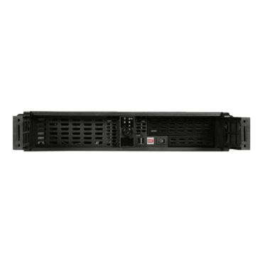 D-200-FS, Black Bezel, 1x 5.25&quot; +1x 3.5&quot; External Bays, 2x 3.5&quot; Internal Bays, No PSU, ATX, Black, 2U Chassis