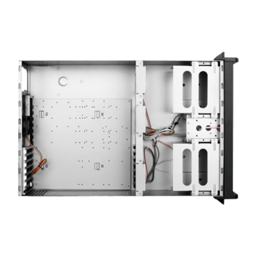 D Storm D-300L, Black Bezel, 4x 5.25", 3x 3.5" Drive Bays, No PSU, E-ATX, 3U Chassis