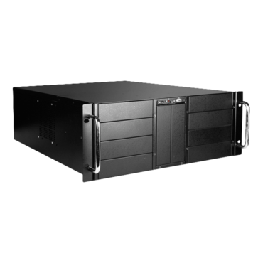D Storm D-410, 10x 5.25&quot; Drive Bays, No PSU, E-ATX, Black, 4U Chassis