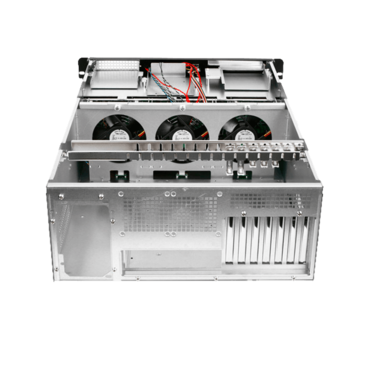E Storm E4M20, 20x 3.5" Hotswap Bays, No PSU, E-ATX, Black, 4U Chassis