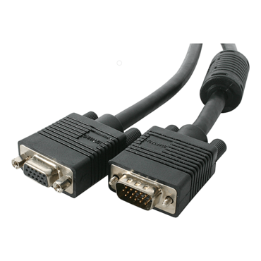 Coax High Resolution VGA Monitor Extension Cable, 3 ft