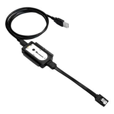 USI-2535, USB 2.0 to SATA & IDE Adapter for 2.5" & 3.5" HDD w/ One Touch Back-Up