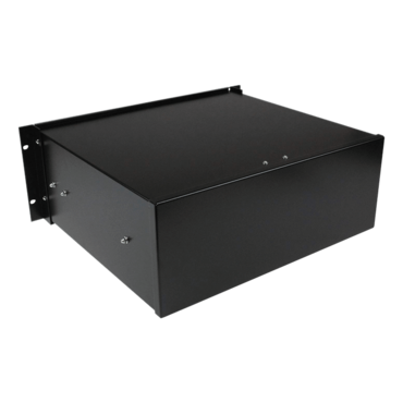4UDRAWER 4U Black Steel Storage Drawer for 19in Racks and Cabinets