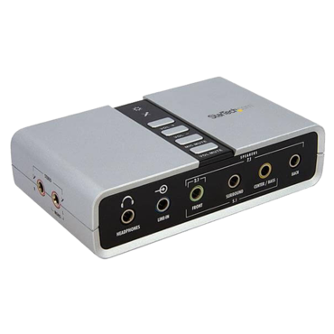 ICUSBAUDIO7D, 7.1 Channels, 16-bit / 48KHz, USB Sound Card
