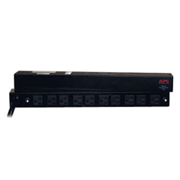 Basic Rack PDU Power Strip, 1U Rack, 10x / NEMA 5-20R, 120V AC, 50/60Hz, 30A, 2880VA, 12-feet, Black