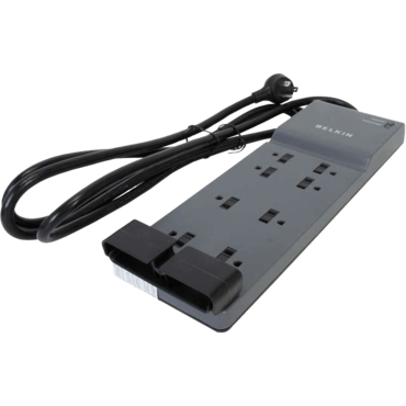 BE108200-06, 8 Outlets, 6-ft cord, 125V/15A, Grey, Surge Protector