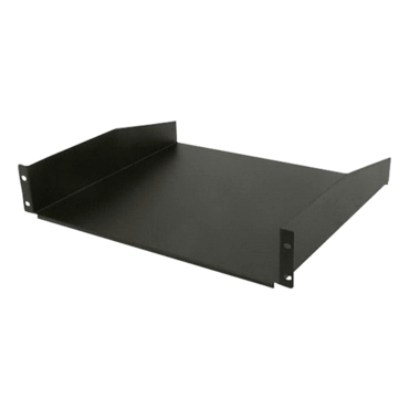 Claytek® 2U Supporting Tray, 40lbs, Black