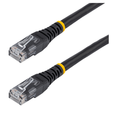 6-ft Black UTP Network Patch Cable, Cat 6, ETL Verified