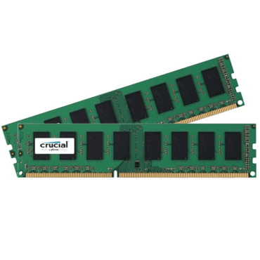 8GB Kit (2 x 4GB) DDR3 1333MHz, CL9, ECC Unbuffered DIMM Memory