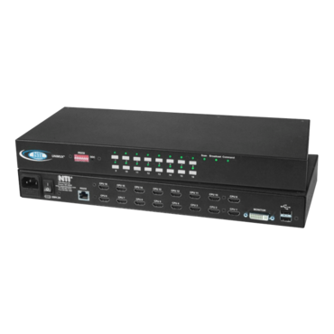 UNIMUX™ High Density USB DVI KVM Switch, 4-ports