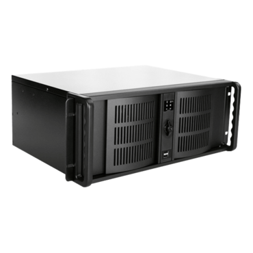 D Storm D-400S3, Black Bezel, 1x Slim 5.25&quot;, 3x 3.5&quot; Drive Bays, No PSU, ATX, Black, 4U Chassis