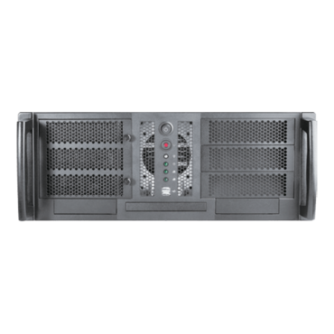 RM42300-F, 3x 5.25", 5x 3.5" Drive Bays, No PSU, ATX, Black, 4U Chassis