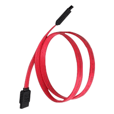 SATA Data Cable, 3 Gb/s, 2 x Straight Connectors, 40cm (16-Inch), Red