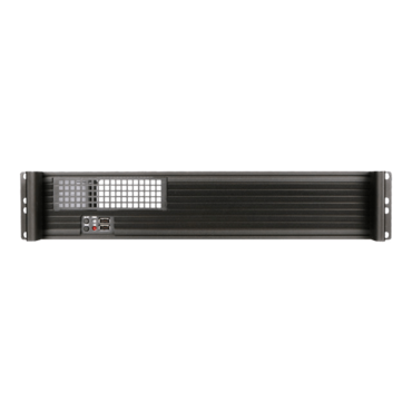 D-213-MATX, 1x 5.25", 2x 3.5" Drive Bays, No PSU, microATX, Black, 2U Chassis