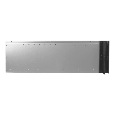 D-416, Black Bezel, 6x 5.25", 2x 3.5" Drive Bays, No PSU, E-ATX, Black, 4U Chassis