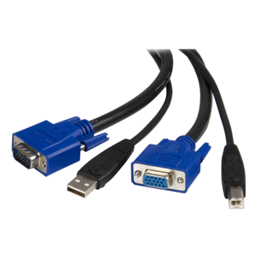SVUSB2N1_10, 10 ft 2-in-1 Universal USB KVM Cable