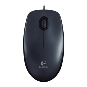 M100, 1000-dpi, Wired, Black, Optical Mouse