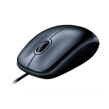 M100, 1000-dpi, Wired, Black, Optical Mouse