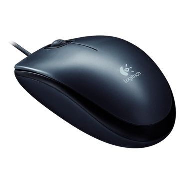 M100, 1000-dpi, Wired, Black, Optical Mouse