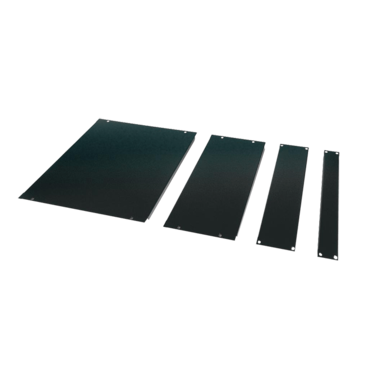 AR8101BLK 19&quot; 1U, 2U, 4U, 8U Management Blanking Panel Kit, 4 pieces