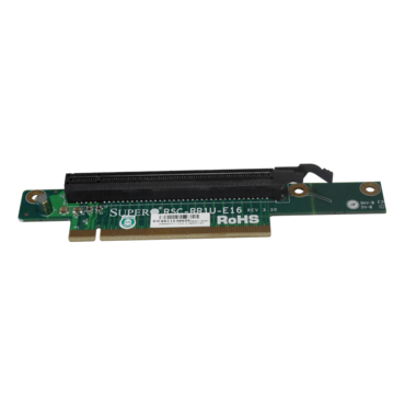 RSC-RR1U-E16 PCIe x16 to PCIe x16 Riser Card, Left Slot