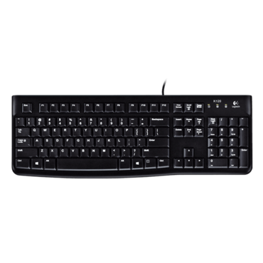 K120, Wired, Black, Membrane Standard Keyboard