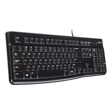 K120, Wired, Black, Membrane Standard Keyboard