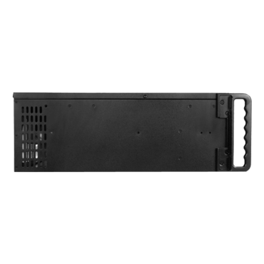 D Storm D-400-BLUE, Blue Bezel, 4x 5.25", 3x 3.5" Drive Bays, No PSU, ATX, Black/Blue, 4U Chassis