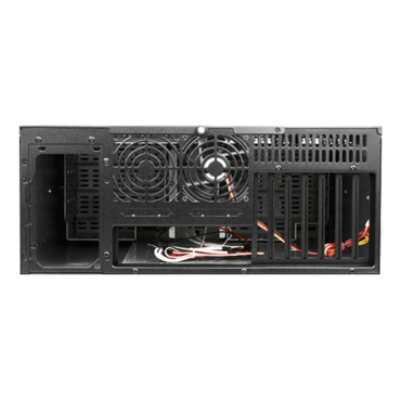 D Storm D-400-6, Black Bezel, 6x 5.25", 4x 3.5" Drive Bays, No PSU, ATX, Black, 4U Chassis