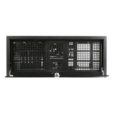D-416-DT, Black Bezel, 6x 5.25", 2x 3.5" Drive Bays, No PSU, ATX, Black, 4U Chassis