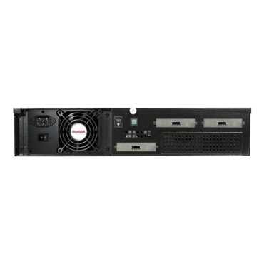 DAGE212U40BK-3MS, 12x 3.5" Hotswap Bays, 500W PSU, Black, 2U Chassis